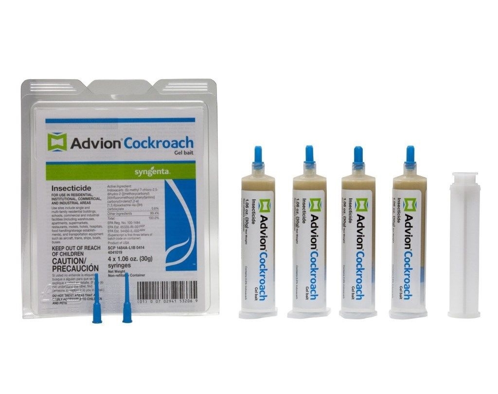 Advion Cockroach Gel Bait - 4 Tubes
